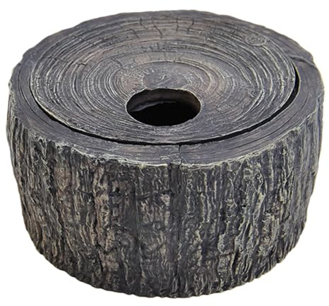 Nascondiglio per Anfibi, struttura rocciosa modellata, capanno decorativo, mobile da ufficio resistente, accessorio per proprietari, inserto ideale per Vivarium, acquario, esposizione