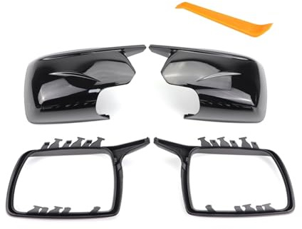 Copertura Specchietto Per BMW X3 X 3 E83 2003-2010 Copertura Specchietto Retrovisore Di Ricambio Nero Lucido Con Attrezzo Calotta Copertura Specchio