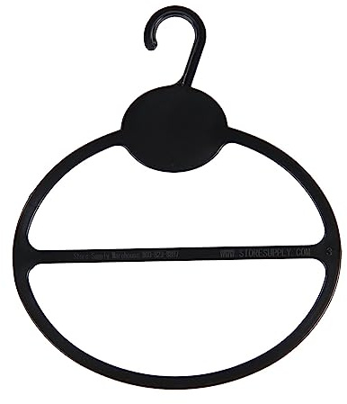 SSWBasics Black Scarf Hanger - Pack of 50
