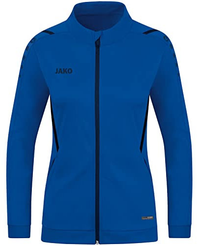 JAKO Damen polyesterjas Polyesterjacke Challenge, royal/marine, 44 EU
