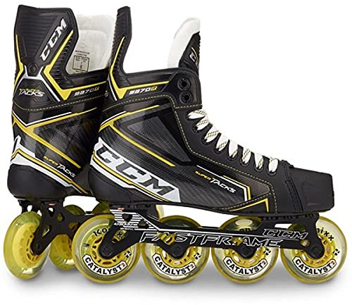 CCM Tacks 9370R Junior Roller Hockey Inline Skates, Width: D, Size: 4 = 37.5
