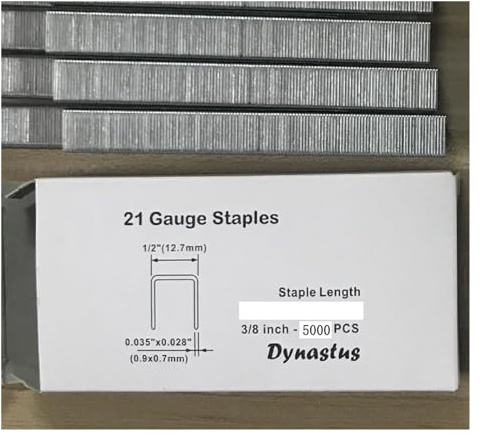 Chiodatrice, 8016LN/FS8016-B Pistola Cucitrice Pneumatica A Filo Sottile Tipo BEA Chiodatrice A Gas Pistola Sparachiodi Pneumatica Tipo U Pistola Sparachiodi per tappezzeria e carpenteria(10mm nail 50