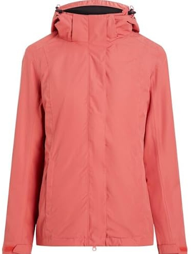 McKinley Talina 3:1 Damen Doppel-Jacke, Red Dark/Red Dark, 38