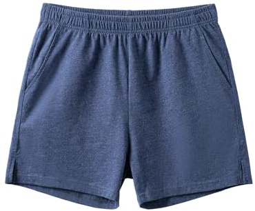 Amy Coulee sovbyxor, män, kort bomull 10 cm, lätta sovshorts, korta pyjamasbyxor med fickor