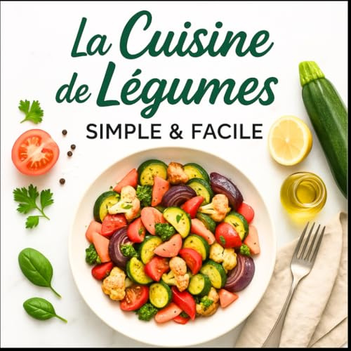 La Cuisine de Légumes Simple et Facile: Les bienfaits des légumes dans votre assiette, avec des recettes faciles, colorées et revitalisantes, pensées ... goût, bonnes pour la santé… et pour le moral.