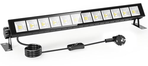Indmird 30W Focos LED Exterior, 5000LM Foco Proyector LED 6500K Blanco Frío IP66 Impermeable Proyector-LED-Exterior Iluminación de Exterior Seguridad Patio, Garaje, Entrada, Terraza, Fábrica