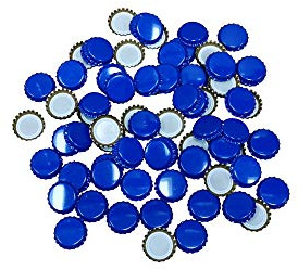 Brewzilla Tappi a corona blu navy, 26 mm, confezione da 1000 pezzi
