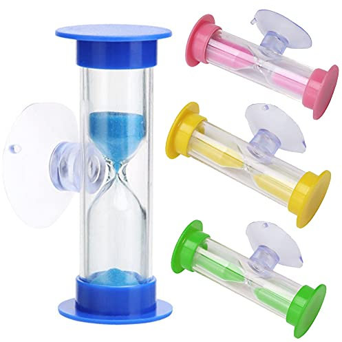 2 minutos de cepillo de dientes de arena temporizador de arena de reloj de cepillo de dientes de arena reloj de cepillo de dientes de niños temporizador de cepillado con ventosa decoración para el