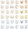 Ohrclips Nicht Piercing 36 Stück Fake Piercings Ohrklemme Ear Piercings Ohr Manschette Clip Ohrklemme ohne Loch Fake Ohr Helix Piercing Rings Ohrclip Ohne Loch für Damen Mädchen Frauen