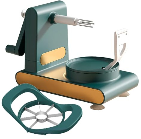 tongfeng Éplucheur Multi-Fruits 2.0 | Éplucheur manuel multifonction pour pommes de terre et fruits | Acier allié | Vert