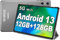 YESTEL Tablette Tactile 10 Pouces Android 13 avec 12 Go RAM + 128 Go ROM (TF 1TB), GPS, 5G Wi-FI, 8 cœurs 2.0 Ghz, Bluetooth 5.0, 5MP + 8MP, Gris