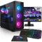 Megaport Komplett Set Atlas II AMD Athlon 300GE • 24 Monitor • Windows 11 • AMD Radeon Vega 3 • 8GB RAM • 500GB SSD • Tastatur • Maus pc Gaming komplettpaket
