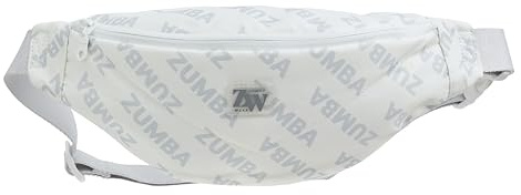 Zumba Waist Pack for Women and Men – Lightweight Fanny Pack Crossbody Bag with Adjustable Strap – White Travel Fanny Pack, Waist Pouch for Dance, Gym, Festivals, and Everyday Essentials