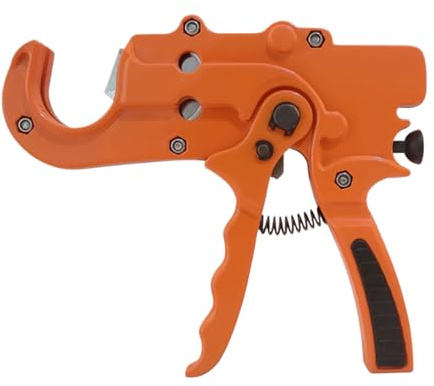 Tagliatubi in PVC, tagliatubi resistenti, macchina ergonomica per tubi in PVC, per idraulici PPR , lavori domestici, taglierina a cricchetto in PVC, adatta per riparazioni domestiche e idraulici