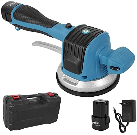 Máquina de colocación de azulejos, herramienta vibratoria de colocación de azulejos de suelo de pared, 12000r/min, 6 engranajes, máquina de nivelación automática de azulejos ajustables