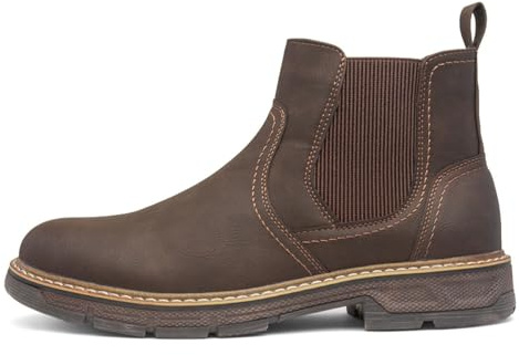 STONE CREEK Andes Mens Brown Ankle Chelsea Boot - Size 9 UK - Brown