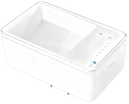 Nkmifeg automático para Peces, dispensador de Alimentos Ajustable con Temporizador, automático para peceras, para Agua Dulce, Tortuga, camarón, Tetras Bettas
