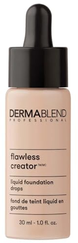 Dermablend Flawless Creator Lightweight Foundation - Oil Free Formula - Never Cakey - Covers Skin Blemishes - Weightless Coverage - Suitable For Normal, Combination And Oily Skin - 30N - 30 ML