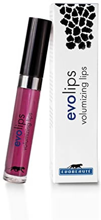 EVOBEAUTÉ evolips Volumizing Lips sugar plum 5 ml I Fluido para labios con efecto volumen, colorido I Gloss hidratante para cuidado de labios