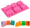 WishesMar Silikonform Form einer Zug Flexible Backform Antihaft Küche Besondere Silikonbackform Silikon Form für Kuchen, Seife, Backen, Dessert, Gebäck, Cake
