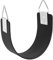 GAMKII Schaukelsitz mit Metall-Dreieck-Ring, 30,4 x 5,9 Zoll, Heavy Duty Swing Set Ersatz Zubehör Outdoor, Spielplatz, Bäume, Hinterhof (300 lb Gewicht Limit) (Schwarz)