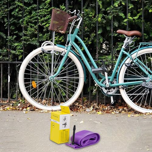 Extraleichter TPU Schlauch Rennrad 700C, TPU-Innenschläuche, 700C Kies Fahrradschlauch 700 x 35-50c (passend für 35C-45C, 35C, 38C, 37C, 700X32C, 700X47C, 700X50C, 700X48C) (2 Stück FV 45)