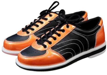 Chaussures De Bowling pour Hommes,Chaussures de Bowling pour Femme,Respirant Léger Bowling Gym Sneakers,Casual Bowling Entraîneurs De Sport,Lacets Intérieur Mode,pour Homme,Femme et Adulte