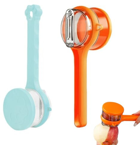 Pelador universal, pelador de frutas, verduras, manzanas, zanahorias, pepinos, tomates y patatas para cocina, pelador multifunción, 2 unidades