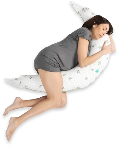 Koala Babycare Cuscino Gravidanza per Dormire XXL 2 in 1 Sfoderabile - Cuscino Allattamento Ipoallergenico ed Ergonomico - Federa esterna 100% Cotone
