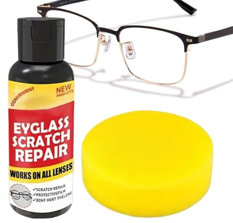 Kit de reparación de arañazos para gafas, 100 g, pulida, revestimiento protector para gafas de sol, cámara, pantalla, teléfono, reloj diario, adultos, oficina en casa