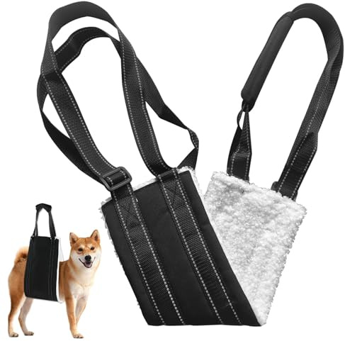 Aide au transport réglable pour chien - Sangle de transport pour la rééducation et la mobilité - Aide à la marche portable pour chiens de taille moyenne et grande - Soutien pour chiens âgés, blessés