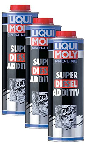 3x LIQUI MOLY 5176 Pro-Line Super Diesel Additiv Kraftstoff Zusatz 1L