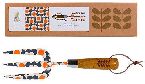 Orla Kiely Wild y Lobo Flor azulejo Tenedor – Naranja