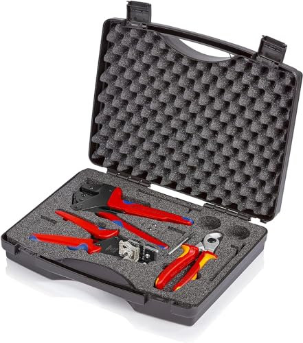 KNIPEX Werkzeugkoffer für Photovoltaik 1 x 12 12 11, 1 x 95 16 165, 1 x 97 43 200 A, 97 91 01