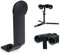 Praktica Binocular L Shaped Tripod Adapter, Universal Tripod Mount, 1/4 Inch Metal Bracket for Roof & Porro Binoculars, Bird Watching, Wildlife Observation in Hides