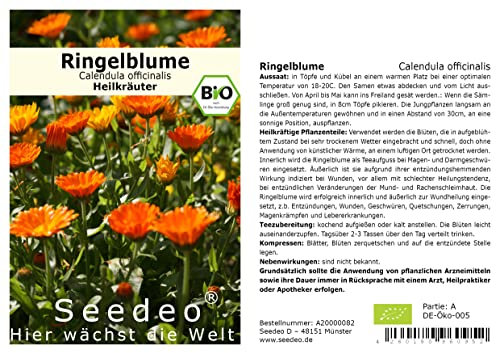 Seedeo® BIO Ringelblume (Calendula officinalis) ca. 200 Samen