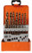 Projahn Spiralbohrer Kassette (19-teilig, HSS-Co ECO Line, cobaltlegiert, Qualitätsstufe: Plus, mit Zylinderschaft; je 1 Ø 1 – 10 mm um 0,5 steigend) 60381