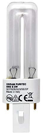 Osram HNS S 5 W G23 Puritec germicida ultravioleta Lámparas