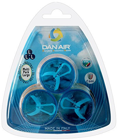 Anti Schnarch Nasendilatator, Schnarchstopper Mittel und für Sport - Geprüft vom Italienischen Olympischen Komitee - Made in Italy - 3 LARGE