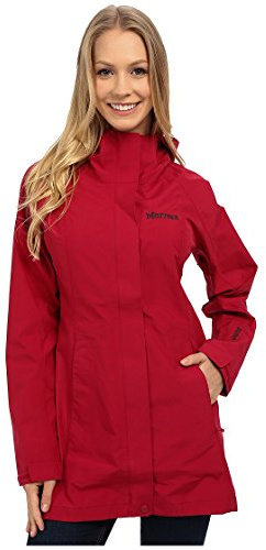 MARMOT Women's Essential Lightweight Waterproof Rain Jacket, GORE-TEX with PACLITE Technology, Dark Raspberry, X-Small