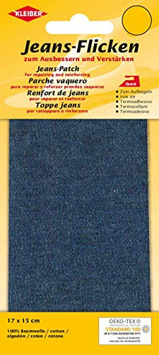 Kleiber Denim Jeans Reparatur-Flicken, 17 x 15 cm, dunkelblau