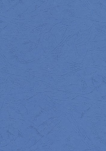 Pavo - Einbanddeckel-Lederoptik DIN A4, 250 g/m², 100-er Pack, Blau