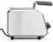 HENDI Sandwichtoaster, Sandwich, Gehäuse aus Edelstahl, Timer mit Alarm, einstellbarr auf maximal 8 Minuten, Abnehmbares Krümelfach, 230V, 1200W, 200x300x(H)223mm, Edelstahl