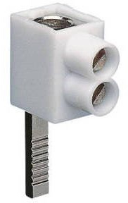 Hager Steckdosenleiste KF81A, Weiß, 8-polig, Wandmontage, Kunststoff