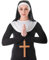 Bristol Novelty DS028 Nonne Accessoiren, Schwarz