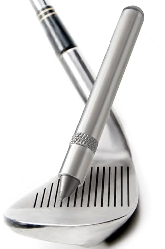 Wedge Guys nU Groove Sharpener Premium - Professional Golf Groove Sharpener & Golf Cleaner for Wedges & Irons - Essential Golf Tool - Quality Golf Accessories & Gifts for Golfers