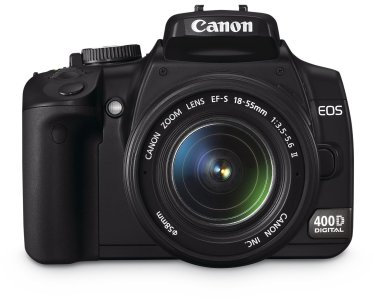 Canon EOS 400D digital SLR camera, 10 megapixels, kit