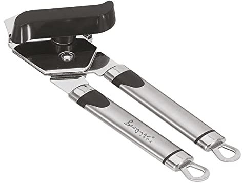 BERGNER Gizmo - Ouvre-boîte de Qualité Professionnelle à Coupe Précise de 21 cm - Fabriqué en Acier Inoxydable - Convient pour Le Lave-Vaisselle - Résistant aux Chocs