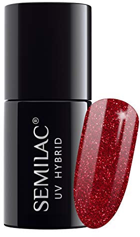 SEMILAC Gel Nail Polish 026 My Love - Full Coverage Gel Polish - Soak Off Easy To Use LED/UV Nail Lamp - Long Lasting Manicure and Pedicure up to 3 weeks