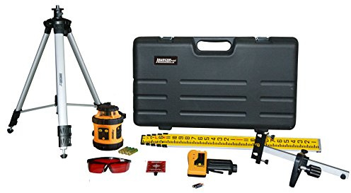 Johnson Level & Tool 40 – 6517 Auto Nivelación Nivel láser rotativo horizontal, manual-leveling en plano vertical – Kit Versión 1: 40 – 6516; non-kit: 40 – 6515